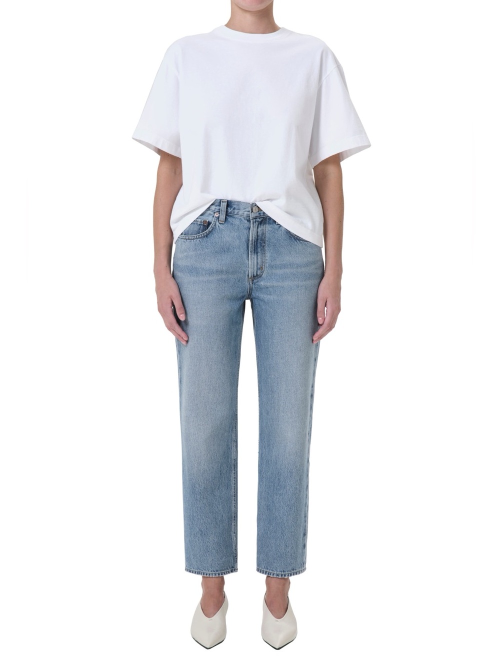 NWT Agolde Valen Straight Jeans Harmonic